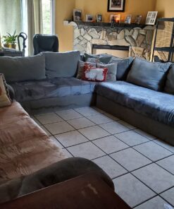 Bedsure Sherpa Fleece Throw Blanket for Couch - Thick and Warm Blanket for Winter, Soft and Fuzzy Throw Blanket for Sofa, Fall Throw Blanket, Grey, 50x60 Inches Throw (50" x 60") Dark Grey 28 71Wn1Da9OCL