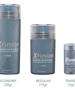 XFusion Keratin Hair Fibers - Black (Large Size 28g) Medium Brown 24 71WnTkNHW0L