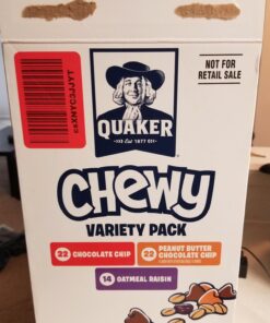 Quaker Chewy Granola Bars, 3 Flavor Variety Pack,58 Count (Pack of 1) 3-Flavor Variety pack 58 Count (Pack of 1) 36 71WnUib6K8L