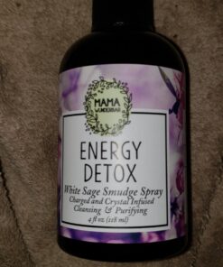 White Sage Smudge Spray - Negative Energy Cleansing and Spirit Spray - Energy Detox with White Sage, Holy Basil, Moon Water and Crystals 21 71WncsU6SUL