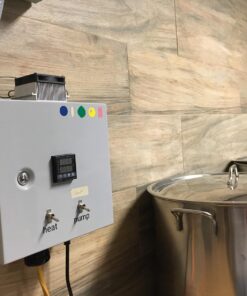 BUD Industries JBH-4961-KO Steel NEMA 1 Sheet Metal Box 6" L x 10" W x 10" H, Gray,White 33 71Wnir7FDL