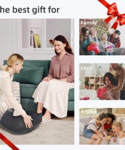 Snailax Foot Massager with Heat,Kneading,Compression,Vibration, Shiatsu Feet Massager Machine for Plantar Fasciitis,Neuropathy Pain, Foot Warmer,Gifts for Women,Men,Size 12 Foot Massager SL-527 29 71WnwGo H0L