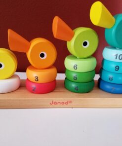 Janod Zigolos Duck Family Stacking Toy – Ages 1+ - J08212 19 71Wp5JfIfKL