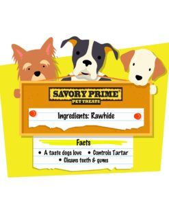 Savory Prime Rawhide Chips Chicken, 1-Pound (046) ORANGE 11 71WpQ1XUAqL