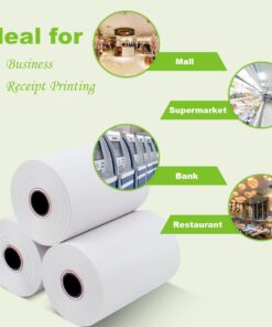 MFLABEL 2 1/4" x 50' Thermal Paper Cash Register POS Receipt Paper (50 Rolls) 2 1/4" x 50' 50 Rolls 15 71WpSu00aOL