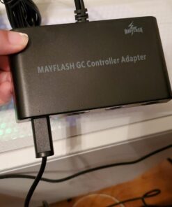 Mayflash GameCube Controller Adapter for Wii U, PC USB and Switch, 4 Port 35 71WpjDzQKzL