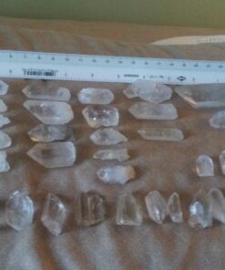 JIC Gem 1 Lb Natural Clear Quartz Crystals Points Bulk Stones and Crystals High Energy Raw White Quartz Crystals Healing Rough Stones Natural Quartz Cluster with Box 1LB 70 71WqBIazR L