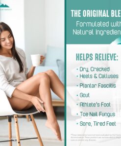 PURELY NORTHWEST-Tea Tree Oil & Peppermint Foot Soak with Epsom Salt-for Stubborn Foot Odor, Athletes Foot Burning & Itching, Damaged Discolored Nails-A Natural Callus Remover 16 Ounces 1 Pound (Pack of 1) 25 71WqP2KwhL