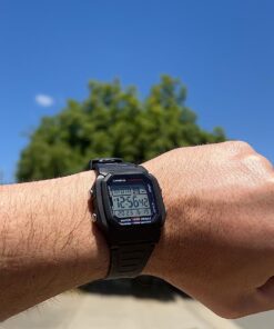 Casio Men's W800H-1AV Classic Sport Watch with Black Band 36 71WqudpokrL