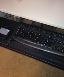 Kensington 60718 Adjustable Keyboard Platform with SmartFit System, 21-1/4w x 10d, Black 19 71Wr9iTm3vL