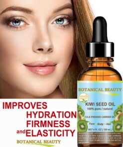 Botanical Beauty KIWI SEED OIL. 100% Pure/Natural/Undiluted/Virgin Cold Pressed Carrier oil. 0.5 Fl.oz.- 15 ml. by CHATEAU COSMETICS 0.5 Fl Oz (Pack of 1) 19 71WrNc zCmL