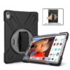 TianTa iPad Pro 11" 2018 Case, 3 Layer Hybrid Heavy Duty Shockproof Full Body Kids Protective with 360 Degree Rotatable Kickstand & Hand Strap for Apple iPad Pro 11 Inch 2018 Release, Black 66 71WrTxXenHL