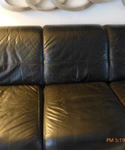 MastaPlasta Original Self-Adhesive Leather Repair Patch - Black 11" x 8" (28 x 20 cm), Instant Upholstery-Quality Scratch & Tear Repair for Sofas, Car Interiors, Bags, Vinyl & More A Black Leather 45 71WrgeXwvnL