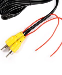 DALLUX Backup Camera RCA Video Cable,CAR Reverse Rear View Parking Camera Video Cable with Detection Wire (33FT/10 Meters) RCAC01/33ft 15 71WrkTGICoL