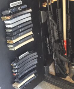 Lockdown Magazine Rack with Vinyl Coating and Steel Frame for Gun Vault Organization, Storage and Security 26 71WrmF3GAdL