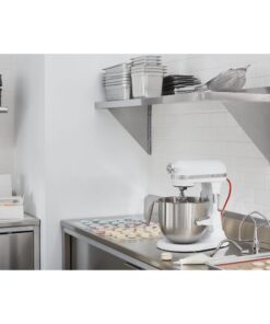 KitchenAid KSM8990WH 8-Quart Commercial Countertop Mixer, 10-Speed, Gear-Driven, White No Bowl Guard 7 71WsIVsOWL
