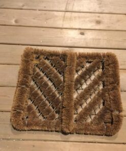 Rubber-Cal "Herringbone" Coir Boot Scraper Brush, 2.5 by 12 by 13-Inch (10-100-009), Tan 23 71WsjFWVSGL