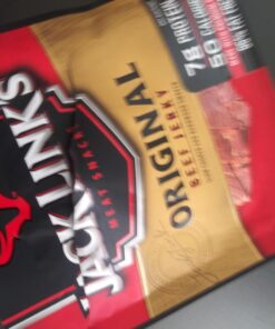 Jack Link's Beef Jerky, Original - Flavorful Meat Snack for Lunches, Ready to Eat - 7g of Protein, Made with Premium Beef - 0.625 Oz Bags (Pack of 5) 0.625 Ounce (Pack of 5) 33 71WsjceRruL