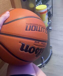 WILSON Evolution Game Basketball Game Ball Size 7 - 29.5" 47 71WsxVW393L
