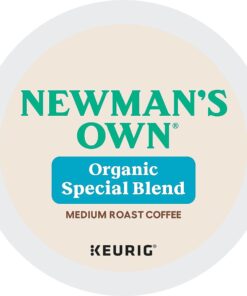 Newman's Own Special Blend Coffee, Medium Roast Coffee K-Cup Portion Pack for Keurig K-Cup Brewers (Pack of 80, net wt. 32.1 oz.) 80 Count (Pack of 1) 12 71WtAuha7WL