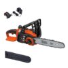BLACK+DECKER 20V MAX Chainsaw Kit, Cordless, 10 inch, Tool-Free Chain Tensioning, Oil Lubrication System, Battery and Charger Included (LCS1020) 20V Chainsaw Kit 57 71WupYWypTS