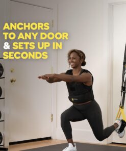 TRX All-in-One Suspension Training System: Weight Training, Cardio, Cross Training, Resistance Training. Full Body Workouts for Home, Travel, and Outdoors. Includes Indoor & Outdoor Anchor system 27 71WwCb0VAPL 1