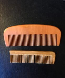 Hair Comb - Wood with Anti-Static & No Snag Handmade Brush for Beard, Head Hair, Mustache with Design in Gift Box 39 71WwXf3VReL