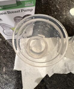 haakaa Manual Breast Pump for Breastfeeding, Silicone, Clear 4oz/100ml 1 Count (Pack of 1) 26 71Wx10s5zPL