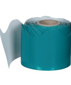 Carson Dellosa 36 Ft Scalloped Teal Bulletin Board Borders, Classroom Borders for Bulletin Board, White Board, Cork Board, Locker, and Classroom Décor, Bulletin Board Trim 11 71Wx1pnKAXL