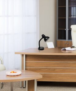 Simple Designs LD1003-BLK Basic Metal Flexible Hose Neck Desk Lamp, Black 1 26 71Wx5X0DGKL