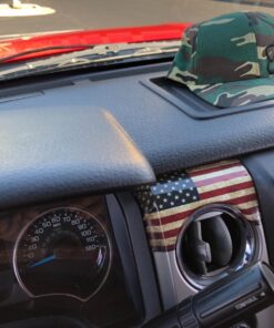 Rustic American Flag Decal Vinyl Graphic Bumper Sticker perfect for your car, truck, suv, rv, motorcycle, scooter, van, semi or whatever it is you drive. 10 71WxYdrYuPL