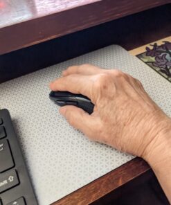 TECKNET Wireless Mouse, 2.4G Ergonomic Optical Mouse, Computer Mouse for Laptop, PC, Computer, Chromebook, Notebook, 6 Buttons, 24 Months Battery Life, 2600 DPI, 5 Adjustment Levels 33 71Wxa062GfL