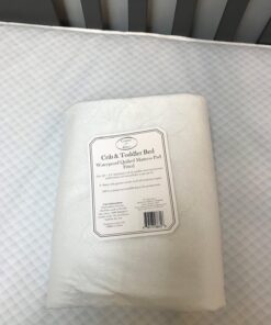 American Baby Company Waterproof Fitted Crib and Toddler Mattress Protector, Quilted and Noiseless Crib & Toddler Mattress Pad Cover, White, 52"x28"x9" Crib 1 Count 31 71Wy dJDvuL