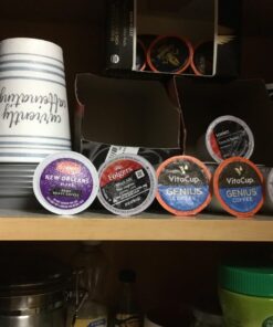 VitaCup Genius Keto Coffee Pods with MCT Oil, Turmeric and Vitamins B1, B5, B6, B9, B12, D3 for Energy & Focus in Recyclable Single Serve Pod Compatible with K-Cup Brewers Including Keurig 2.0 Genius + MCT 16 Count (Pack of 1) 30 71WyMFQLVzL 2