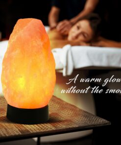 Himalayan Glow A-900AC-2PK Multi-Color Crystal Rock Night Light with Plastic Base & Dimmer Switch, Classic Table Lamp for Home Decor, 3-5 Lbs-Pack of 2, 5-7 lbs/EACH, 2 Count Plastic Base Salt Lamp - 2 Pack 17 71WyQEaqNOL