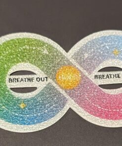 Cusprtm 48 Pcs Anxiety Sensory Stickers, 2 Textured Tactile Rough Calm Stickers Large Size Breathing Stickers Mindfulness Stickers for School Office Classroom Adults Teens Sensory Items 40 71WzEVbYmL