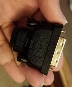 BENFEI DVI to HDMI, Bidirectional DVI (DVI-D) to HDMI Male to Female Adapter with Gold-Plated Cord 2 Pack Adapter DVI M to HDMI F 38 71Wza0UcmML