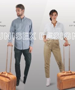 Solo Walker Leather Rolling Laptop Bag, Tan 36 71X YcFpX5L