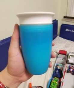 Munchkin® Miracle® 360 Toddler Sippy Cup, Spill Proof, 10 Ounce, 2 Pack, Green/Blue Blue/Green 48 71X0X78IvnL