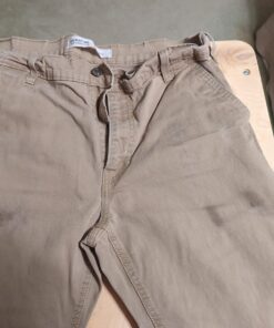 Hudson Durable Goods - Waxed Canvas Apron - Black Apron for Men and Women - With Pockets & Crossback 38 71X170CGSL