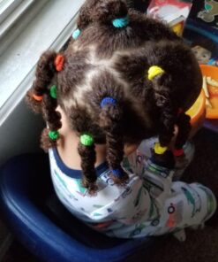 Goody Kids Ouchless Tiny Terry Ponytailers , Assorted Colors - Pain-Free Hair Accessories for Women, Girls, Babies and Teens - Perfect for Long Lasting Braids, Ponytails and More, 42 Count (Pack of 1) 30 71X1SP5TdpL