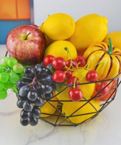 JEDFORE Fake Fruit Home House Kitchen Party Decoration Artificial Lifelike Simulation Yellow Lemon 10pcs Set 10 Pcs - Large Size 27 71X1a QyuhL