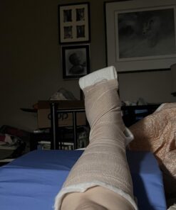 DMI Ortho Bed Wedge Elevated Leg Pillow, Supportive Foam Wedge Pillow for Elevating Legs, Improved Circulataion, Reducing Back Pain, Post Surgery and Injury, Recovery, Blue 8" x 20" x 24" 8 Inch 35 71X1byOnlML