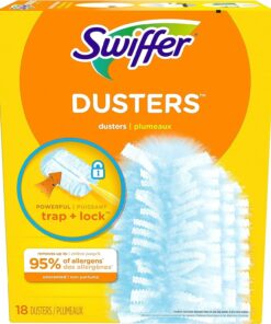 Swiffer Feather Dusters Multi-Surface Duster Refills, Bamboo, White, 18 count 18 Count (Pack of 1) 20 71X2kIqoR3L