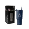 Simple Modern Officially Licensed NFL 30 oz Tumbler with Flip Lid and Straws | Insulated Cup Stainless Steel | Gifts for Men Women | Trek Collection Dallas Cowboys