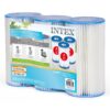 INTEX 29003E Type A Pool Filter Cartridge: For INTEX Filter Pumps – Easy-To-Clean – Dacron Paper – Efficient Filtration – Three Pack 58 71X2x8ZmR L