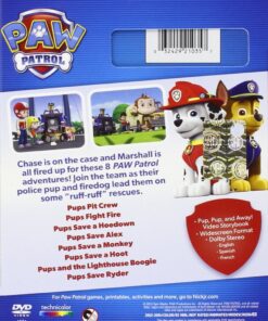Paw Patrol: Marshall & Chase on the Case DVD March 3, 2015 5 71X3xA158yL