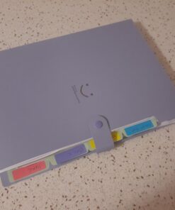 SKYDUE Letter A4 Paper Expanding File Folder Pockets Accordion Document Organizer (Purple) 1 Purple 37 71X4DQOTbvL
