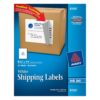 Avery Shipping Address Labels, Inkjet Printers, 25 Labels, Full Sheet Labels, Permanent Adhesive, TrueBlock (8165) 89 71X4MURKbdL