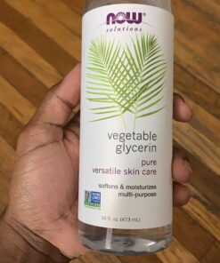 NOW Solutions, Vegetable Glycerin, 100% Pure, Versatile Skin Care, Softening and Moisturizing, 16-Ounce 16 Fl Oz (Pack of 1) Standard Packaging 32 71X4ZFl6w0L